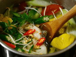 cách nấu canh chua cá trê rau nhút