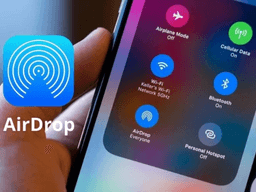 bật airdrop trên các thiết bị apple