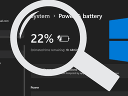 hiện phần trăm pin trên laptop