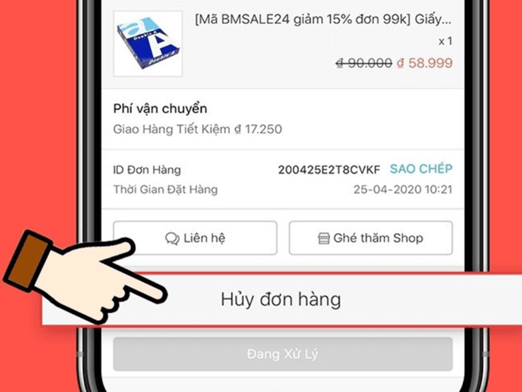 Cách hủy đơn hàng trên Shopee nhanh gọn mà vẫn giữ lịch sử mua sắm đẹp