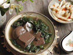 cách nấu canh hẹ với huyết