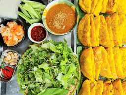 bánh xèo ăn kèm rau gì