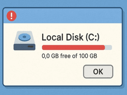 ổ c bị đầy phải làm sao