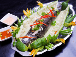 cách làm cá lóc hấp bầu