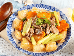 cách làm phở chiên phồng