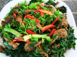 cách làm món chuột đồng xào rau răm