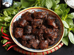 cách nấu rượu mận thịt chó