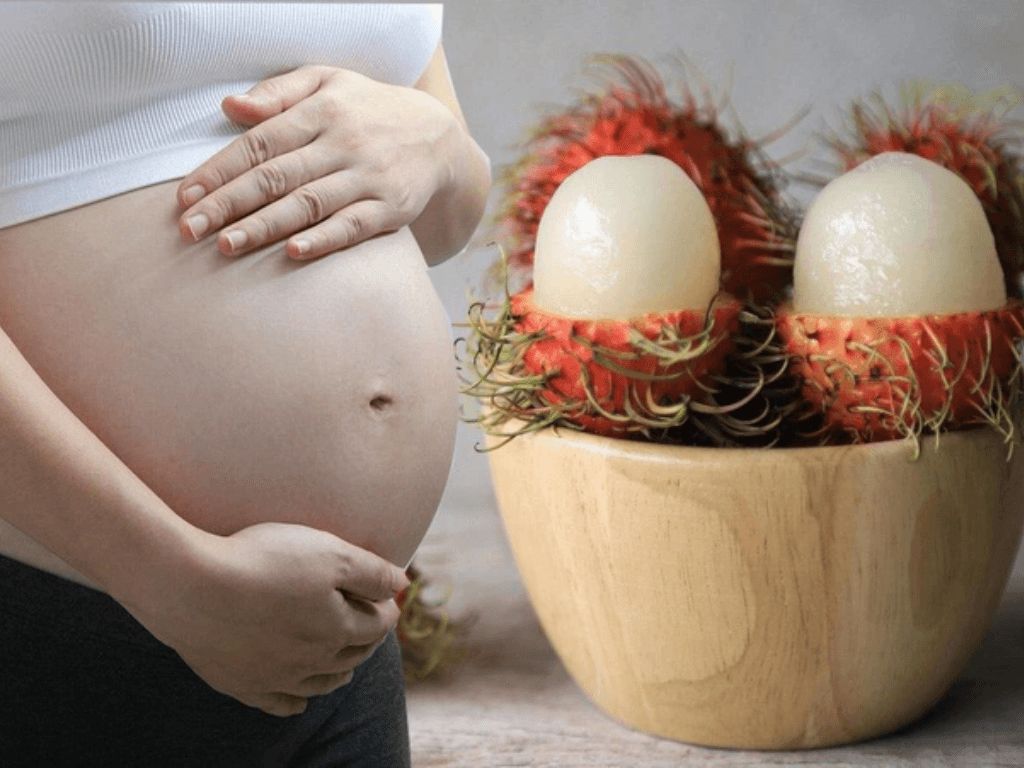 Bầu ăn được chôm chôm không hay sẽ khiến cơ thể “bốc hỏa” nổi mụn