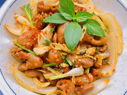 cách làm bao tử heo xào sa tế