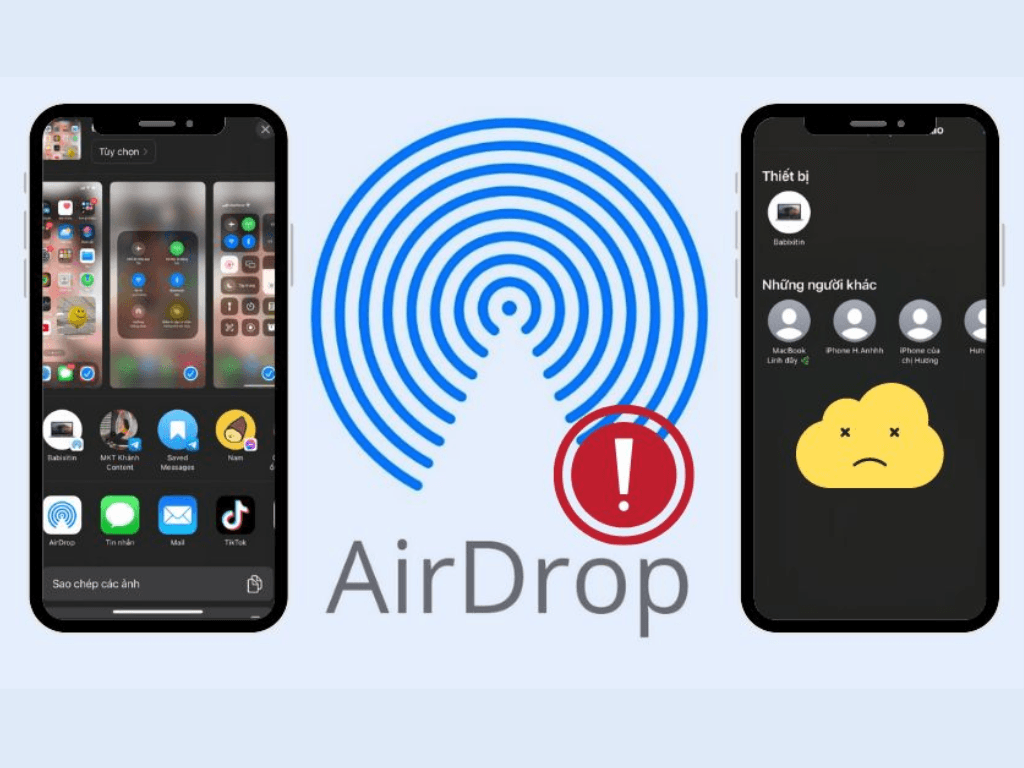 Không gửi được ảnh qua AirDrop phải làm sao? Kiểm tra để kết nối “mượt” trở lại