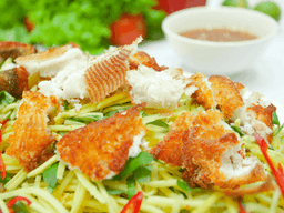 cách làm gỏi xoài khô cá lóc