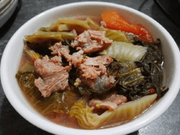 cách nấu dưa chua với thịt bò