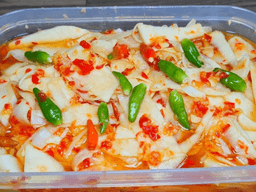 cách làm măng chua tỏi ớt