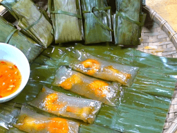 cách làm bánh bèo lá nhân tôm