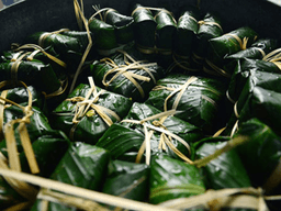 cách luộc bánh chưng lá vẫn xanh