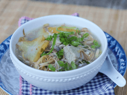 cách nấu hoa chuối với mẻ