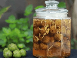 cách làm sấu ngâm đường gừng