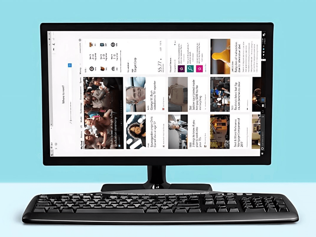 Màn hình máy tính bị xoay ngang tuyệt chiêu 'lật ngược tình thế' trong 3 giây