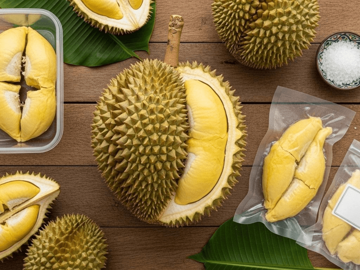 Cách bảo quản sầu riêng chín cực “độc” giữ trọn vị nguyên sơ như mới bổ