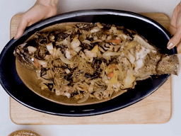 cách hấp cá mú bún tàu