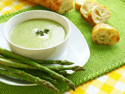 cách nấu súp măng tây cua