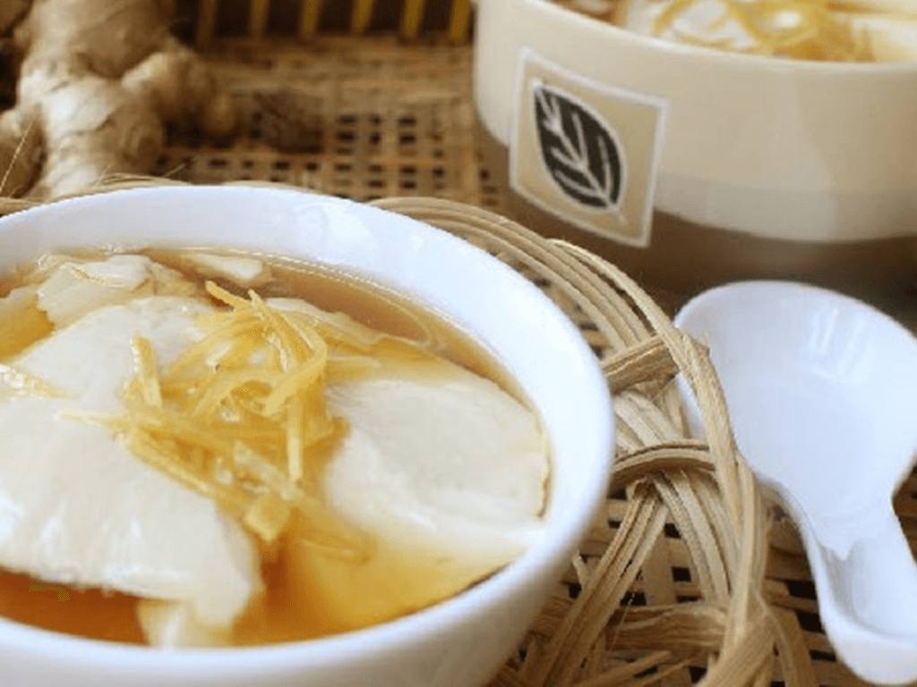 Cách làm tào phớ truyền thống ăn cùng nước đường gừng "hoàng kim" thơm ngọt