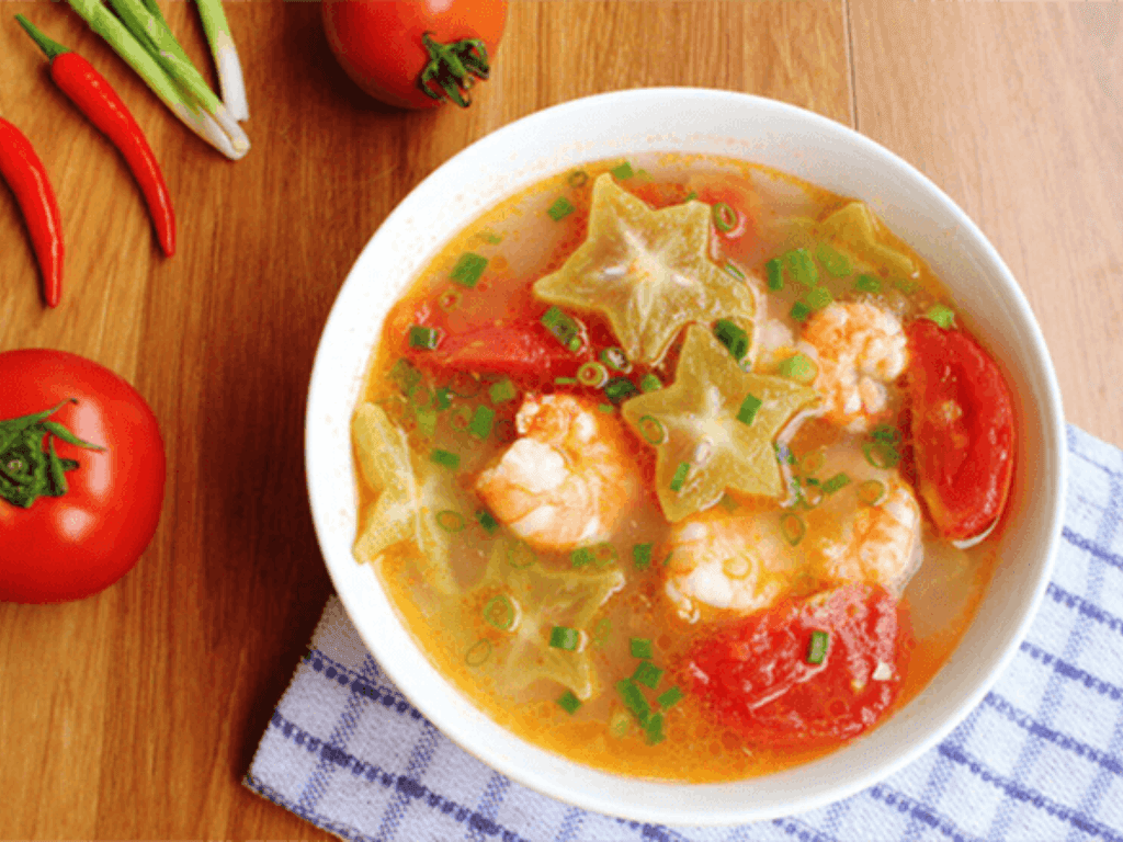 Cách nấu canh chua khế cảnh báo độ ngon level max hết cơm trong 5 phút