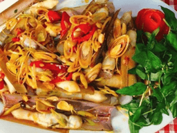 cách làm món ốc móng tay xào sả ớt