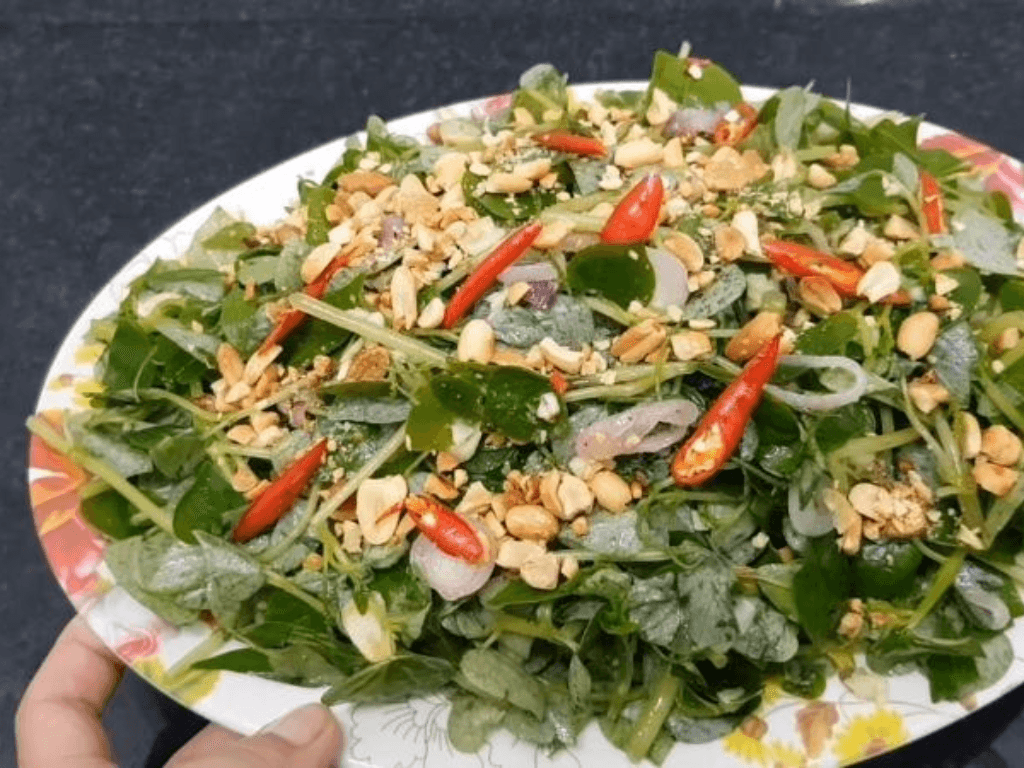 Cách bóp gỏi rau càng cua chay siêu dễ công thức "ruột" của đầu bếp 5 sao