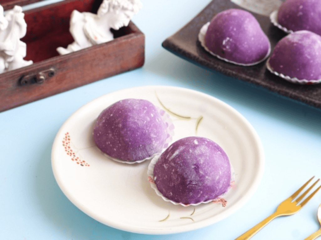 Cách làm bánh mochi nhân khoai môn dẻo thơm tím lịm tặng quà bao "đốn tim"