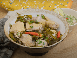 cách nấu canh gà lá giang