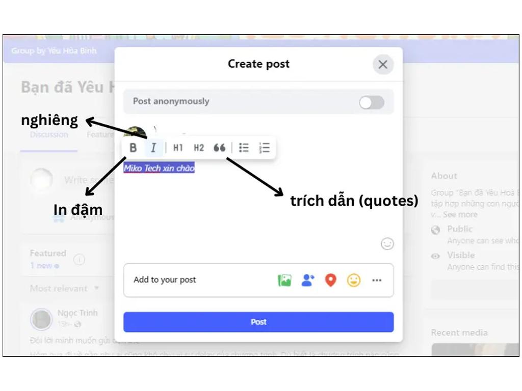 Cách viết chữ kiểu trên Facebook: Ngầu Đẹp Lạ!