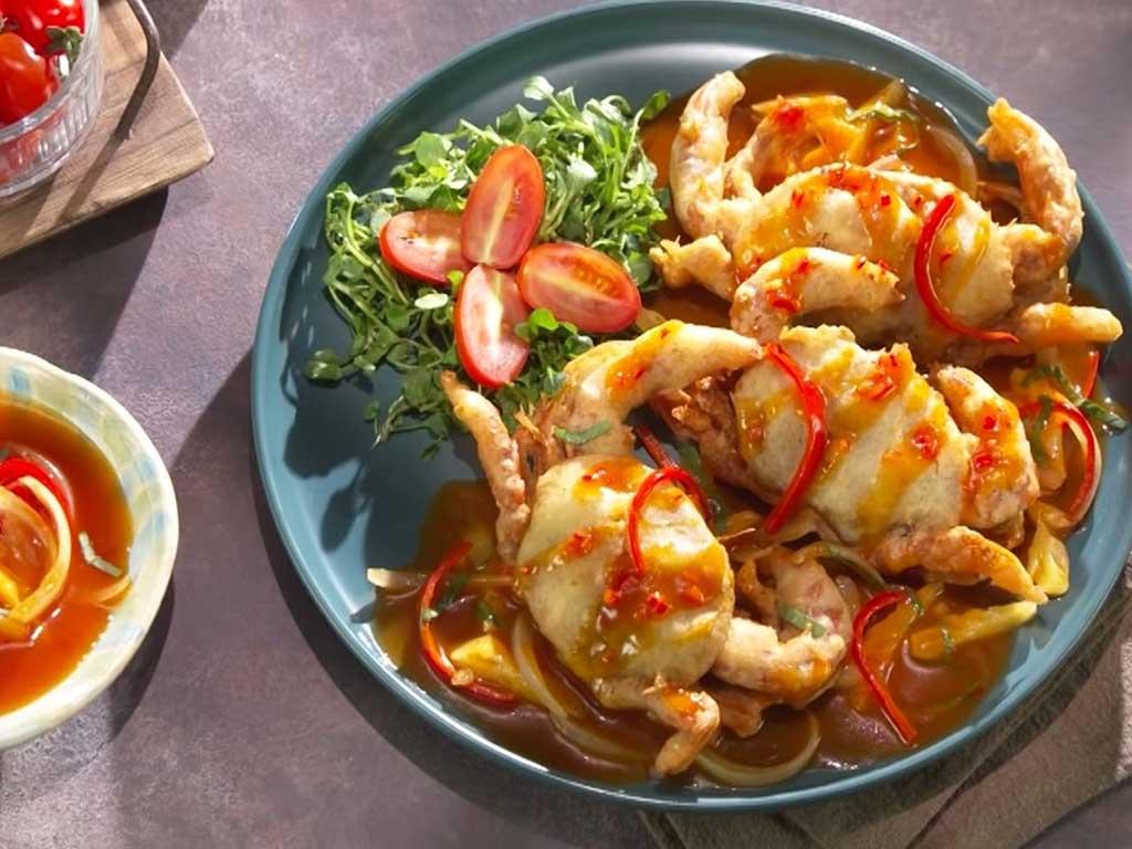 Cách làm cua lột chiên giòn "cực ngon" không tanh