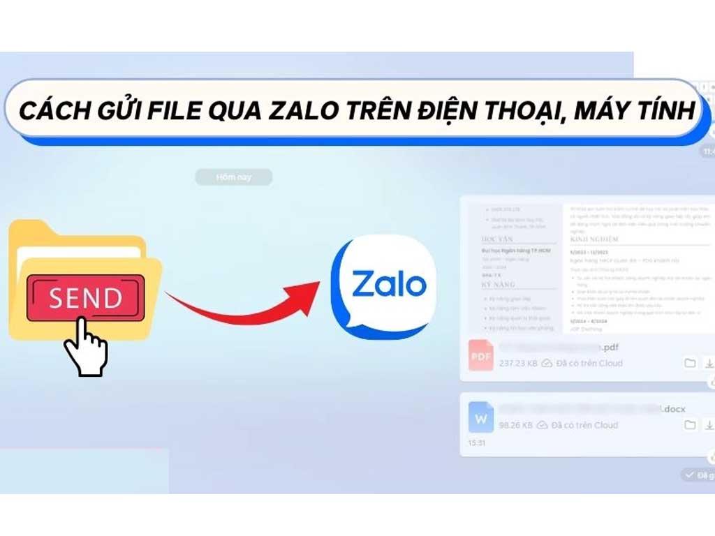 Cách gửi file PDF qua Zalo "siêu nhanh" không lỗi