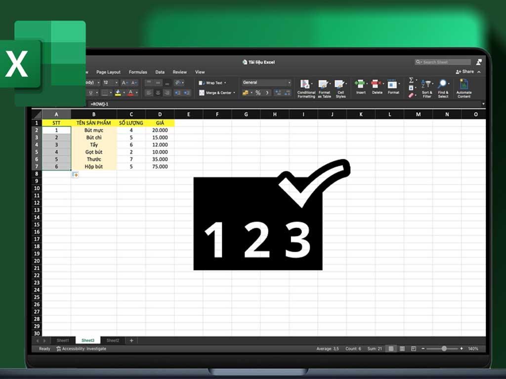 Cách đánh số thứ tự Excel "nhanh như máy"
