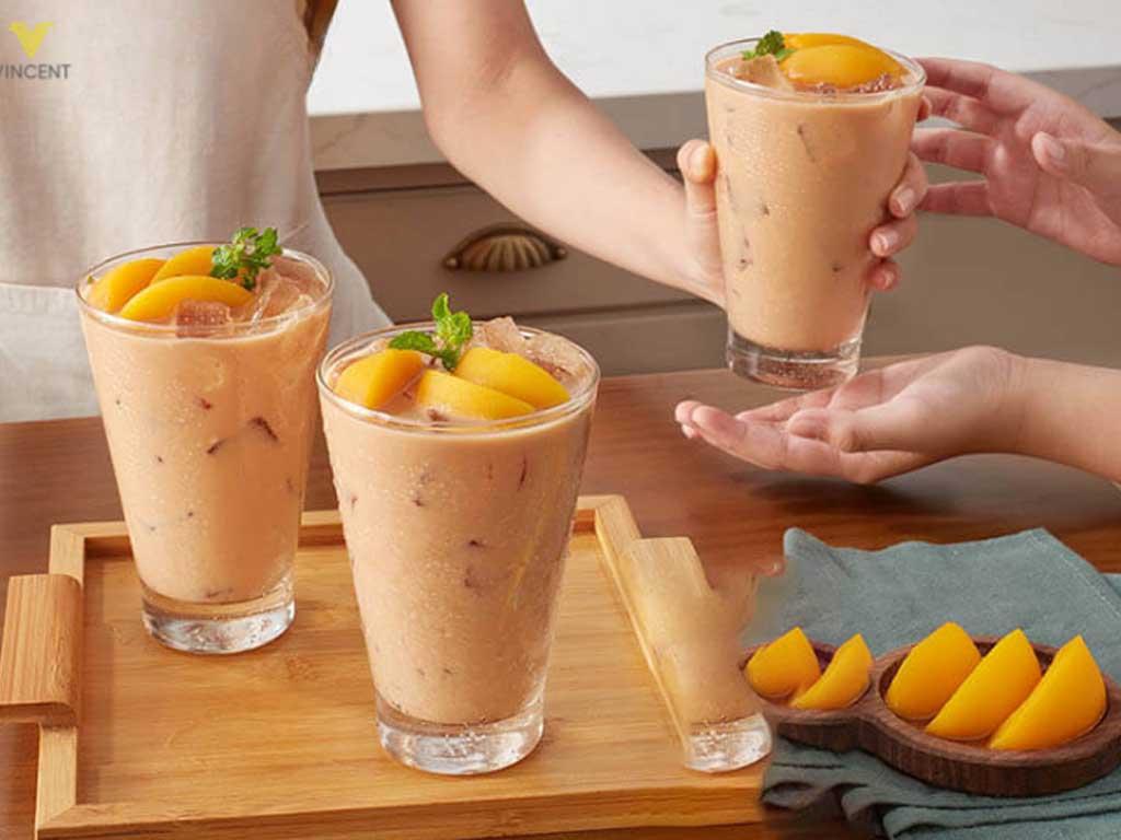 Cách làm trà sữa đào Cozy tại nhà "mát lạnh như quán"