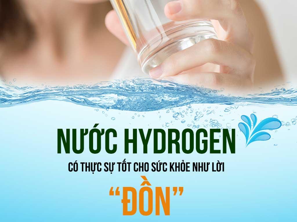 Nước hydrogen có tốt không "thần thánh như lời đồn"?