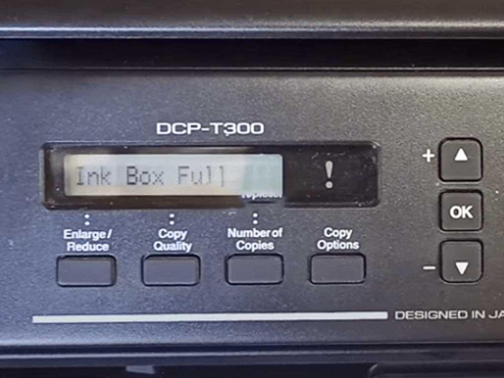 Cách reset máy in Brother DCP T300 tự làm 2 phút máy in chạy êm khỏi mang sửa