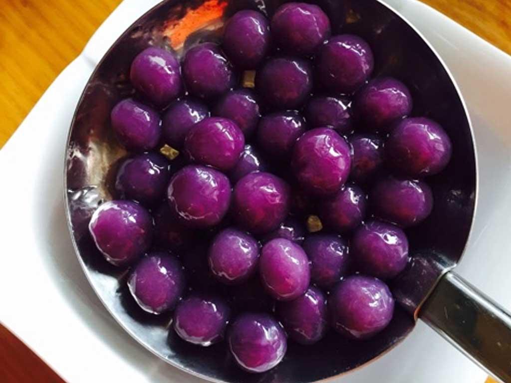 Cách làm trân châu khoai lang tím dẻo ngon 7 phút topping sữa tươi siêu rẻ