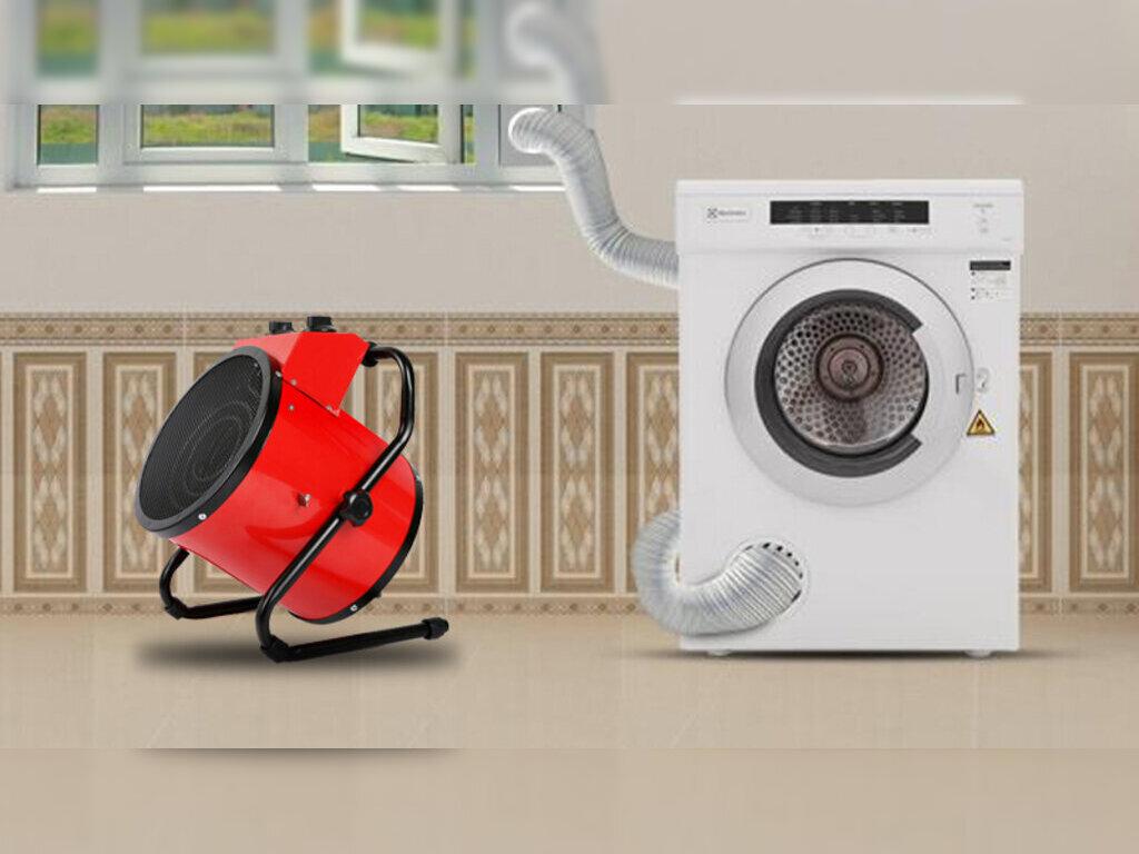 So sánh quạt sấy quần áo với máy sấy quần áo