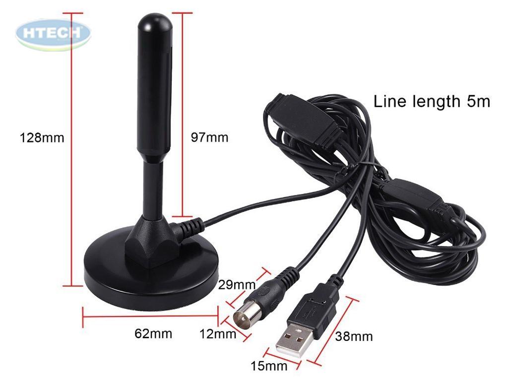 Cách lắp anten tivi trong nhà cho tivi tích hợp đầu thu DVB T2 ...