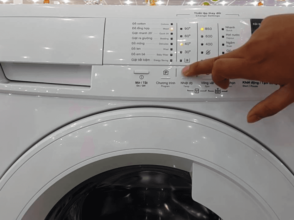  Giá máy giặt Electrolux phụ thuộc vào hiệu suất giặt