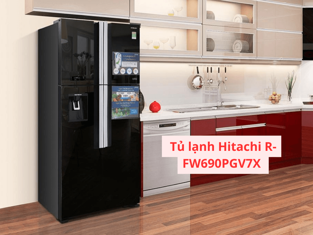 Tủ lạnh Hitachi R-FW690PGV7X 
