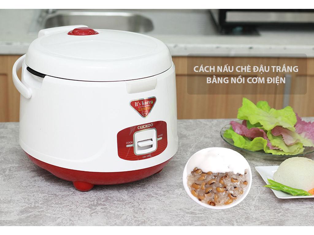 2 cách nấu chè đậu trắng bằng nồi cơm điện dưỡng nhan, ổn định huyết áp