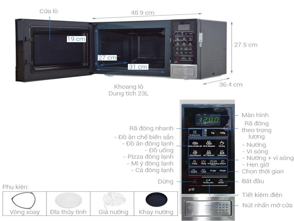 Lò vi sóng Samsung GE83DST T1 23 lít có tốt không