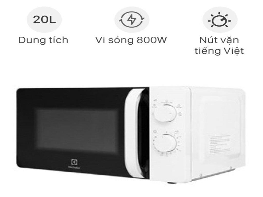 Lò vi sóng Electrolux 20 lít EMM20K18GWI có tốt không