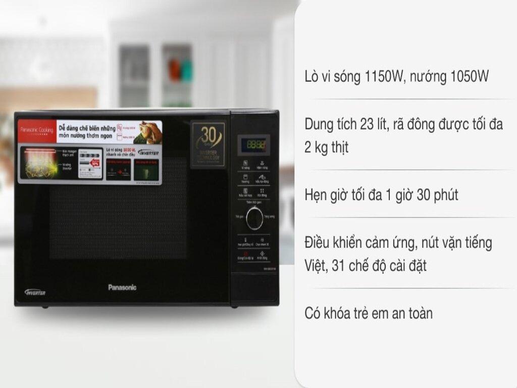 lò vi sóng Panasonic NN-GD37HBYUE có tốt không