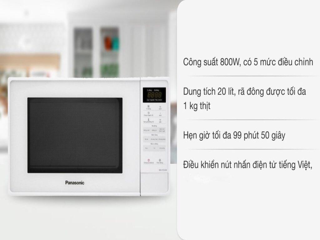 REVIEW lò vi sóng Panasonic NN-ST25JWYUE 20 lít: Tính năng tiên tiến và hiệu suất vượt trội