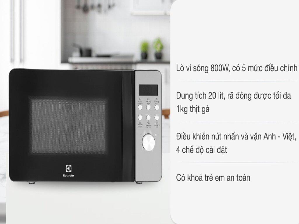 lò vi sóng âm tủ Electrolux