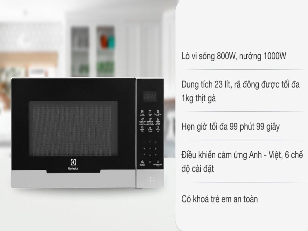 lò vi sóng Electrolux 23 lít loại nào tốt